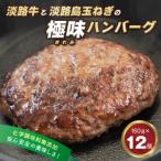 ふるさと納税 淡路市 淡路島 極味ハンバーグ 150g×12個 牛肉100% ao05756