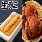 エゾバフンウニ100g×1折 毛ガニ2尾