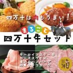四万十牛セット サーロインステーキ ローススライス