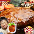 ふるさと納税 気仙沼市 レンジで簡単 どでかいハンバーグ 180g×20個 オサベフーズ 20563345
