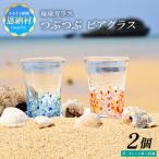つぶつぶ ビアグラス 2種×各1個 セット