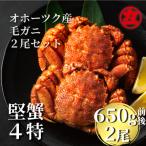 産ボイル毛がに 大サイズ2尾入り 1尾約650g前後
