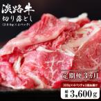 ふるさと納税 淡路市 【定期便3ヶ月】淡路牛 切り落とし 1.2kg (300g×4パック) ao05734