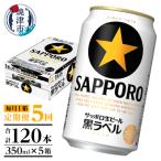 ふるさと納税 焼津市 【定期便 5回】黒ラベルビール 350ml×1箱(24缶)(T0082-1605)