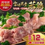 産若鶏もも肉 むね肉 4kg×3回