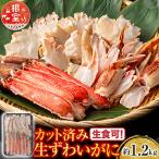 生食可 カット済み生ずわいがに約1.2kg