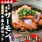 蒲江育ちの大分豊後サーモン中落ち丼 70g×4個