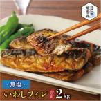 境港産 無塩 いわしフィレ 1kg×2P