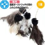 オーストリッチの羽のねこじゃらし 羽ロング 1本