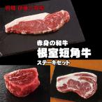 短角牛ステーキ3種セット C-13009