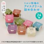 佐賀脊振高原ミルン牧場のアイスクリーム24個セット