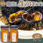 ふるさと納税 天草市 【指定日必須】【先行受付】殻出し生うに(ムラサキウニ)50g×2本 うに用醤油付_S002-022