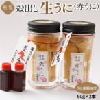 ふるさと納税 天草市 【先行受付・指定日必須】殻出し生うに(赤うに)50g×2本 うに用醤油付_S002-023