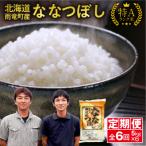ショッピングふるさと納税 定期便 ふるさと納税 雨竜町 定期便 北海道産 ななつぼし 精米 定期便 5kg 6回 特A 雨竜町 お米 米 厳選 人気