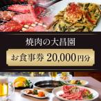 ふるさと納税 小郡市 焼肉の大昌園 お食事券 20枚 20000円分[No5354-0240]