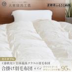 合掛け羽毛布団 オズゴ ポーランド産 セミダブル