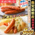 ショッピングふるさと納税 訳あり ふるさと納税 鹿児島市 訳あり粗びきウインナーフランクセット　計800g　K161-017_03