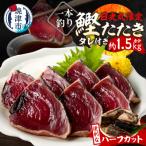 日光丸 一本釣り 鰹たたき ハーフカット 約1.5kg