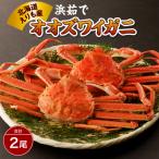 浜茹でオオズワイガニ2尾