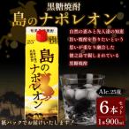 徳之島 黒糖焼酎 島のナポレオン 紙パック 900ml×6本セット