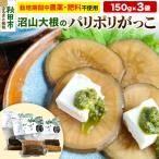 農薬を使わずに育てた 沼山大根のパリポリがっこ 150g×3袋
