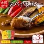 大分地鶏豊のしゃも地鶏出汁スパイスカレー3種セット180g×3