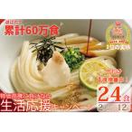 ふるさと納税 善通寺市 期間限定!【1〜3ヶ月で発送】さぬき生うどん24食セット(2人前12袋)