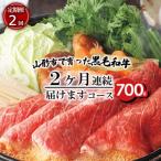 で育った黒毛和牛2ヶ月連続届けますコース 700g