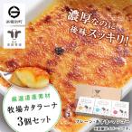 ふるさと納税 浜頓別町 北海道 お菓子 スイーツ カタラーナ 3種 セット アイス 冷凍 ギフト 箱入り