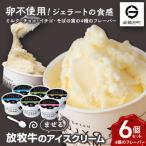 ふるさと納税 浜頓別町 北海道 お菓子 スイーツ 放牧牛 アイスクリーム 4種6個 【池田牧場】