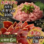土佐流藁焼きかつおのたたき2節と高豊丸ネギトロ400g