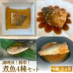 減塩 煮魚4種 全4袋セットさば 鯖 イワシ