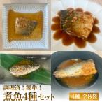 減塩 煮魚4種 全8袋セット さば 鯖 イワシ