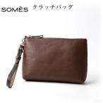 SOMES クラッチ バッグ ジェラード ブラウン