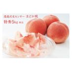 ふるさと納税 国見町 透過式光センサーまどか桃 特秀5kg相当 15玉〜18玉 ふくしま 桃 福島 もも モモ