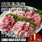 霜降りトロ豚焼肉セット 計1kg