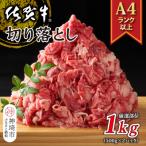 ふるさと納税 神埼市 【A4〜A5】佐賀牛切り落とし 1kg(500g×2P)(H112145)