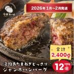 ふるさと納税 淡路市 淡路島たまねぎどっさりジャンボハンバーグ200g×12個【2026年1月〜2月発送】　ai01105