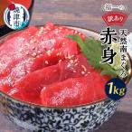 ふるさと納税 焼津市 訳あり まぐろ専門店 天然南マグロ 赤身 1kg(a10-1155)