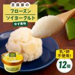 豆腐屋のフローズンソイヨーグルト ゆず風味 12個