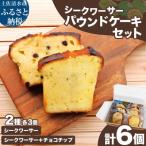 シークワーサーパウンドケーキ チョコチップありなし 各3個