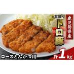 産霜降りトロ豚 ロースとんかつ用 計1kg