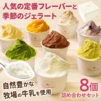 の定番フレーバーと季節のジェラート詰め合わせセット 8個