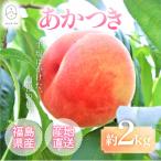 ふるさと納税 福島市 もも「あかつき」約2kg【2025年発送】No.2669