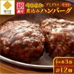ショッピングふるさと納税 肉 ふるさと納税 滝川市 【訳あり】やわらか煮込みハンバーグ(デミグラスソースとトマトソース)200gx6袋(2種各3袋)