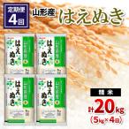 山形産 はえぬき 精米 5kg×4回