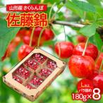 ふるさと納税 山形市 山形市産 さくらんぼ 佐藤錦 L以上 180g×8パック バラ詰め【令和7年産】FU24-621