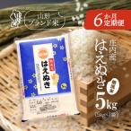 ふるさと納税 庄内町 <11月中旬発送>庄内米6か月定期便!はえぬき無洗米 5kg(入金期限_2025.10.25)