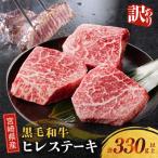 ふるさと納税 都農町 ≪訳あり≫宮崎県産黒毛和牛(経産牛)ヒレステーキ_T025-015