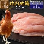 北 比内地鶏 ささみ 1kg